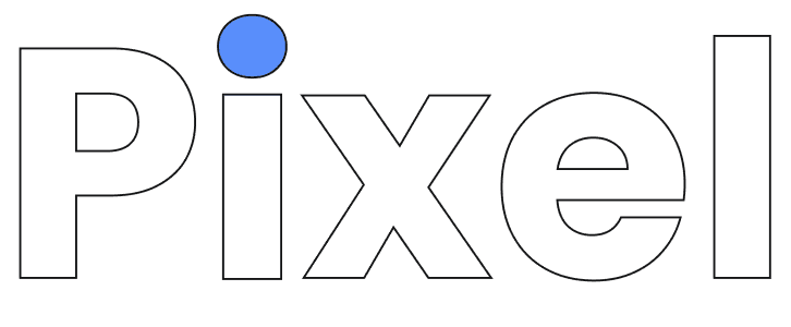 Pixelers slogan: Pixel Perfect - first word