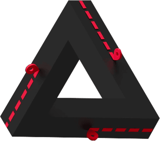 Abstract triangle object
